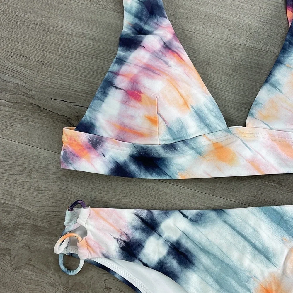 ☀️RIP CURL☀️ SURF TRIP V NECK BRALETTE SURF TRIP CHEEKY HIPSTER BIKINI SET